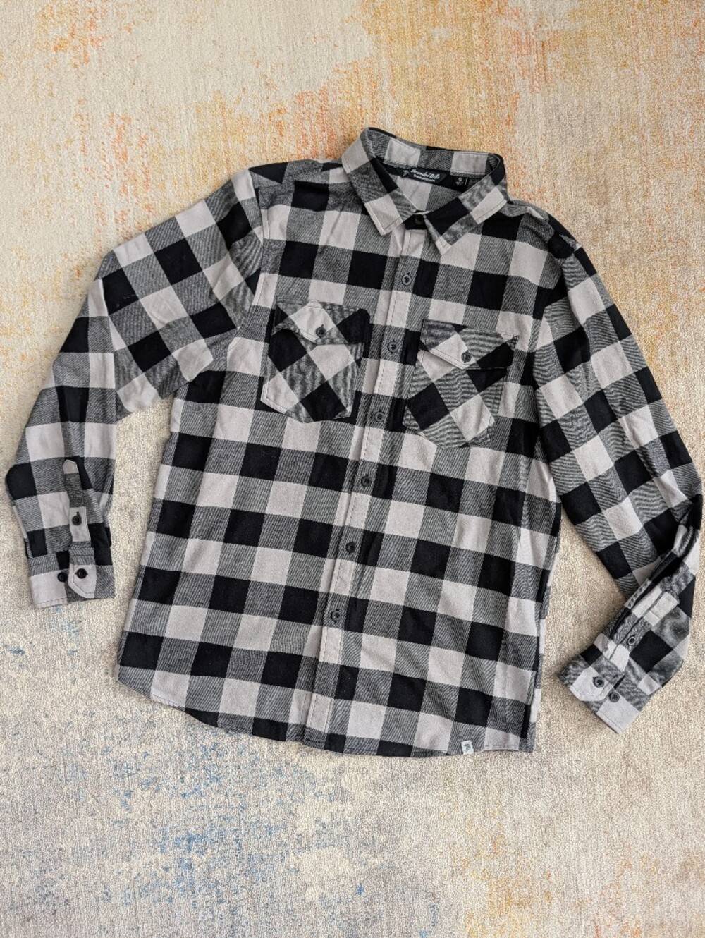 Branded Bills Buffalo Plaid Button-Up Shirt